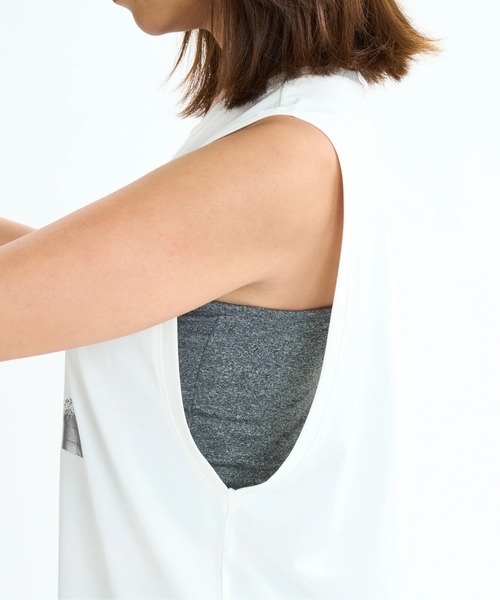 ROXY（ロキシー）の「BRIGHTEN YOUR LIFE T/ロキシー水陸両用速乾UVケアフロントプリントタンクトップ（水着）（タンクトップ・レディース・ブラック/ミント/ホワイト・LARGE/MEDIUM/SMALL）」の12枚目の写真