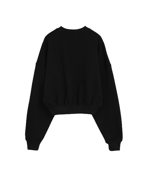 CLANE（クラネ）の「LOGO SHORT SWEAT TOPS（スウェット・レディース・ブラック/グレー/ホワイト・1/2）」の16枚目の写真