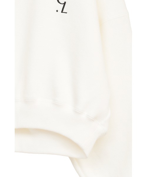 CLANE（クラネ）の「LOGO SHORT SWEAT TOPS（スウェット・レディース・ブラック/グレー/ホワイト・1/2）」の13枚目の写真