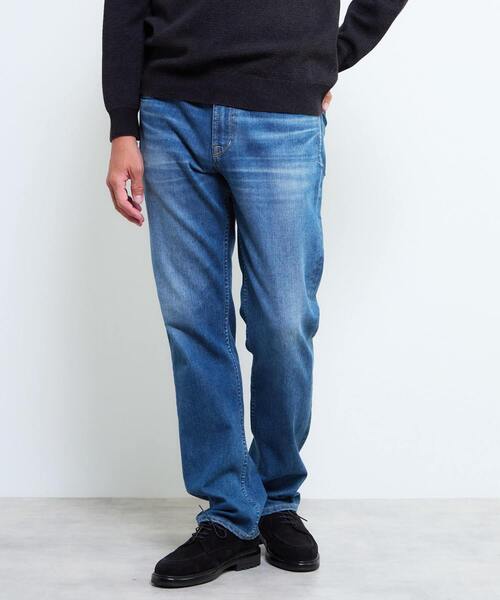 MEN'S MELROSE（メンズメルローズ）の「《別注》【YANUK/ヤヌーク】MICHEL | スリムストレートデニム（デニムパンツ・メンズ・インディゴブルー・2/3/4/5）」の12枚目の写真