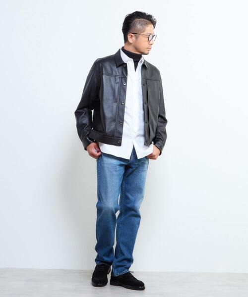 MEN'S MELROSE（メンズメルローズ）の「《別注》【YANUK/ヤヌーク】MICHEL | スリムストレートデニム（デニムパンツ・メンズ・インディゴブルー・2/3/4/5）」の17枚目の写真