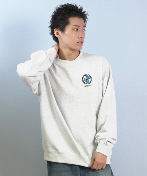 SANTA CRUZ（サンタクルーズ）の「【限定】SANTACRUZ/サンタクルーズ トレーナー/スウェット 502254306（スウェット・メンズ・ライトブラック/シルバーグレー/スミクロ・M/L/XL）」の12枚目の写真