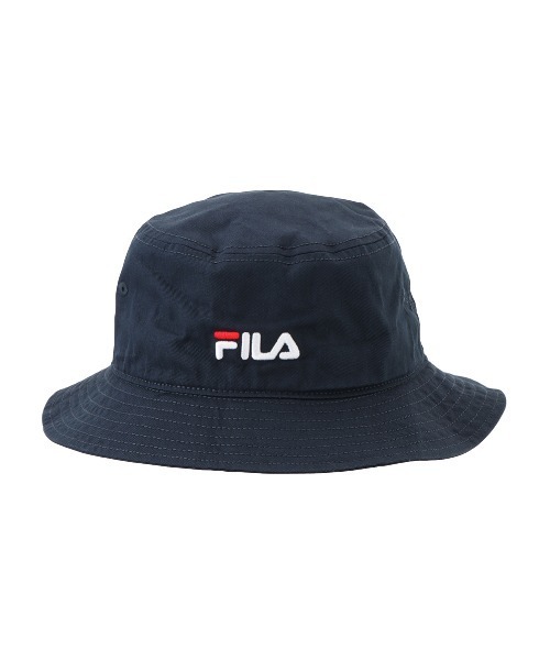FILA(フィラ)の「FILA Organic Cotton TWILL BUCKET HAT(ハット・メンズ・ネイビー/ブラック/ホワイト・FREE)」の21枚目の写真