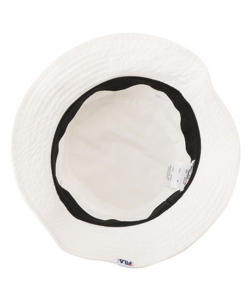 FILA(フィラ)の「FILA Organic Cotton TWILL BUCKET HAT(ハット・メンズ・ネイビー/ブラック/ホワイト・FREE)」の6枚目の写真