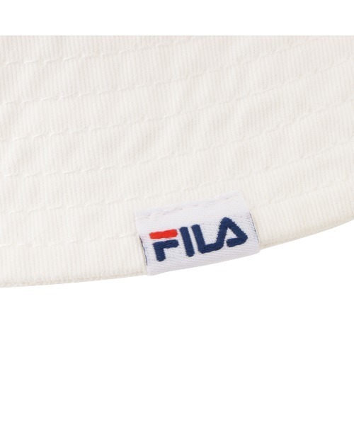 FILA(フィラ)の「FILA Organic Cotton TWILL BUCKET HAT(ハット・メンズ・ネイビー/ブラック/ホワイト・FREE)」の7枚目の写真
