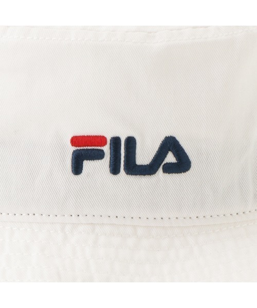FILA(フィラ)の「FILA Organic Cotton TWILL BUCKET HAT(ハット・メンズ・ネイビー/ブラック/ホワイト・FREE)」の10枚目の写真