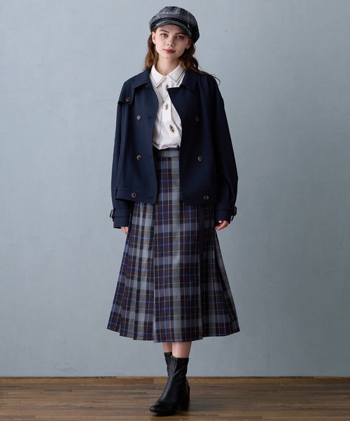 NICOLE CLUB（ニコル クラブ）の「チェックプリーツセット