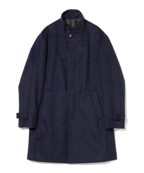 B:MING by BEAMS（ビーミングバイビームス）の「防風 タスマニアウール スタンドカラーコート 25FW（チェスターコート・メンズ・チャコールグレー/ネイビー・XL/L/M/S）」の12枚目の写真
