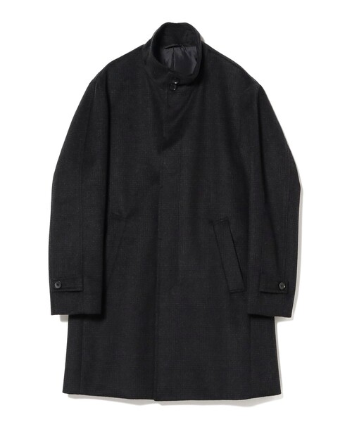 B:MING by BEAMS（ビーミングバイビームス）の「防風 タスマニアウール スタンドカラーコート 25FW（チェスターコート・メンズ・チャコールグレー/ネイビー・XL/L/M/S）」の16枚目の写真