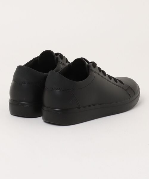 ECCO(エコー)の「幅広 CLASSIC SNEAKER 本革スニーカー しなやか上質カウレザー 本革(スニーカー・メンズ・ブラック・35/36/37/38/39)」の2枚目の写真