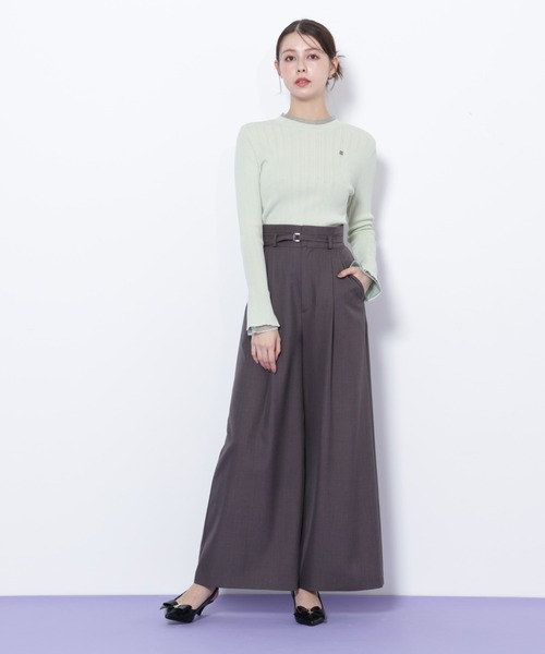 JILL by JILL STUART(ジルバイジルスチュアート)の「◇シアーフリルニット(ニット/セーター・レディース・グリーン/ホワイト/ブラック/ブルー・FREE)」の19枚目の写真