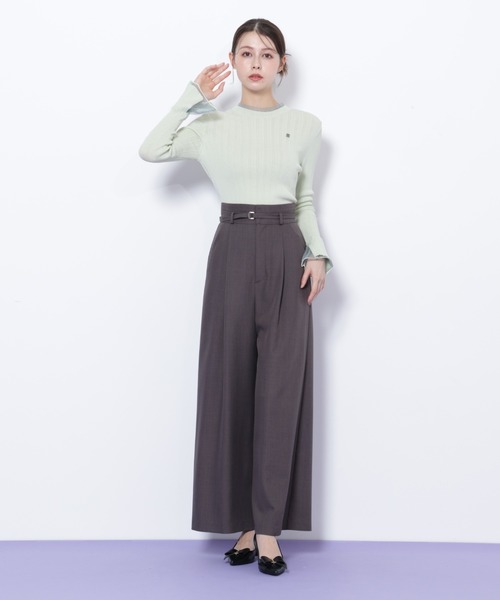 JILL by JILL STUART(ジルバイジルスチュアート)の「◇シアーフリルニット(ニット/セーター・レディース・グリーン/ホワイト/ブラック/ブルー・FREE)」の20枚目の写真