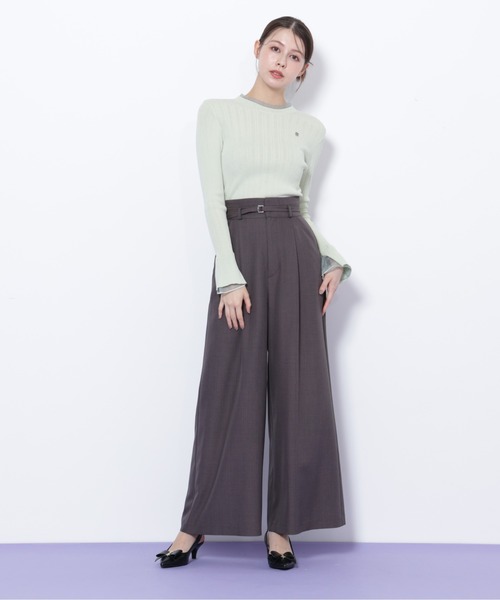 JILL by JILL STUART(ジルバイジルスチュアート)の「◇シアーフリルニット(ニット/セーター・レディース・グリーン/ホワイト/ブラック/ブルー・FREE)」の21枚目の写真