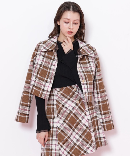JILL by JILL STUART(ジルバイジルスチュアート)の「◇シアーフリルニット(ニット/セーター・レディース・グリーン/ホワイト/ブラック/ブルー・FREE)」の11枚目の写真
