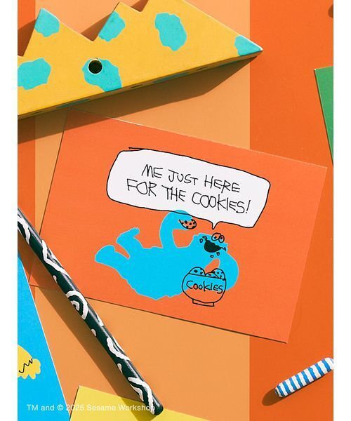 SESAME STREET MARKET×オガワナツミ】オリジナルアート ポストカード