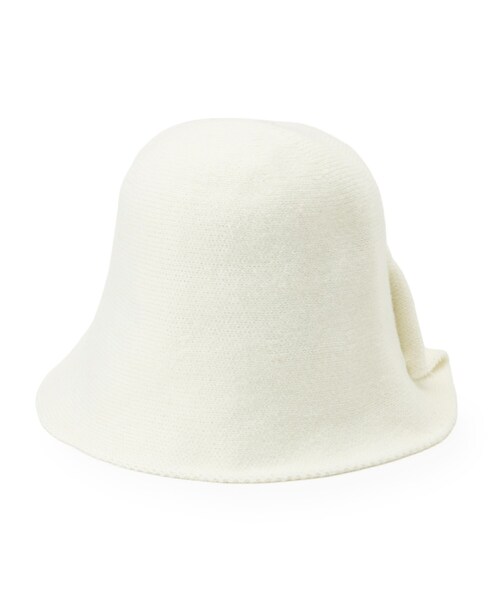 grove（グローブ）の「リボンサーモハット（ハット・レディース・ブラック/アイボリー/ブラウン系その他・00）」の4枚目の写真