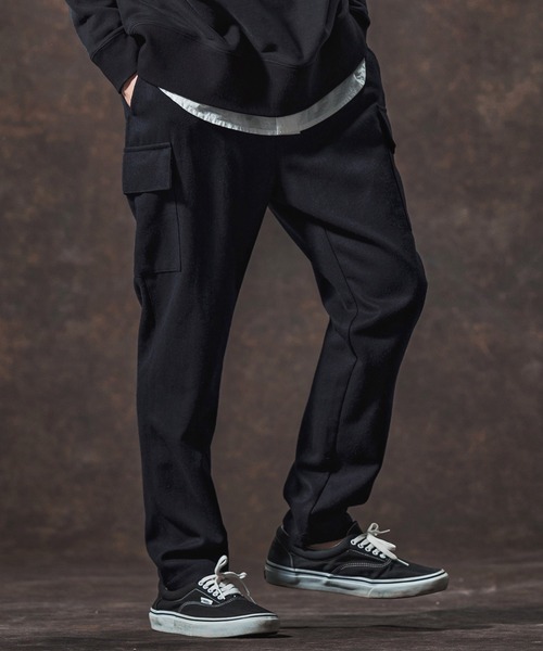 Jih Nunc(ジーヌンク)の「mp13999-ウール混ツイードカーゴパンツ(JIH-R1130)(カーゴパンツ・メンズ・ネイビー/ベージュ/ホワイト・L/M/S)」の12枚目の写真