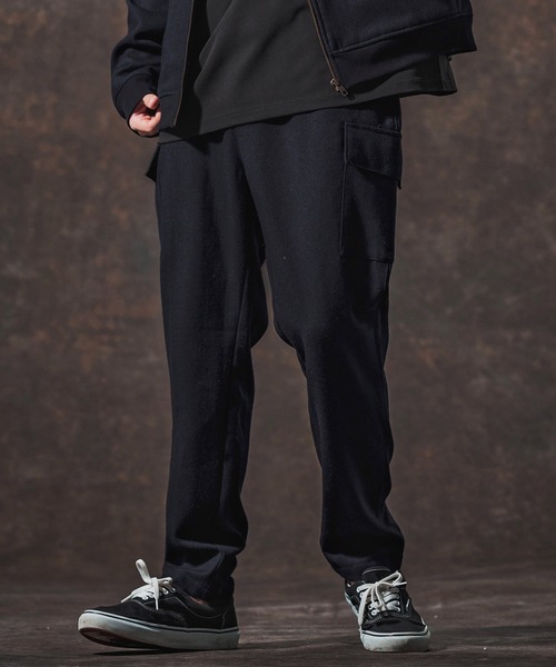 Jih Nunc(ジーヌンク)の「mp13999-ウール混ツイードカーゴパンツ(JIH-R1130)(カーゴパンツ・メンズ・ネイビー/ベージュ/ホワイト・L/M/S)」の13枚目の写真