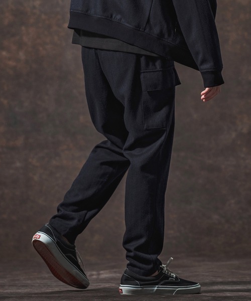 Jih Nunc(ジーヌンク)の「mp13999-ウール混ツイードカーゴパンツ(JIH-R1130)(カーゴパンツ・メンズ・ネイビー/ベージュ/ホワイト・L/M/S)」の15枚目の写真