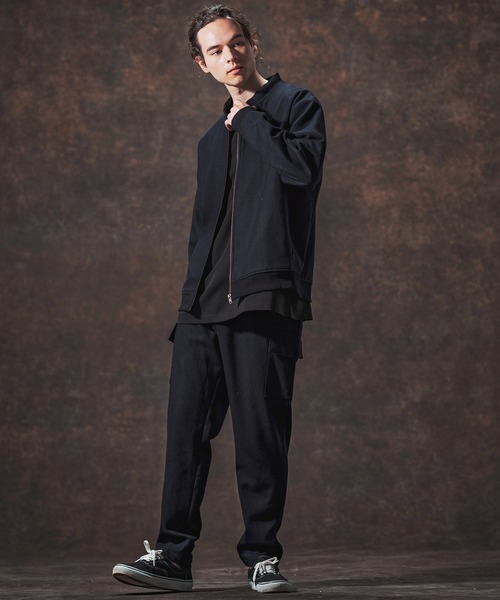 Jih Nunc(ジーヌンク)の「mp13999-ウール混ツイードカーゴパンツ(JIH-R1130)(カーゴパンツ・メンズ・ネイビー/ベージュ/ホワイト・L/M/S)」の17枚目の写真
