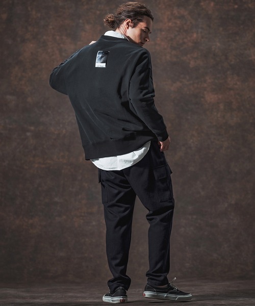 Jih Nunc(ジーヌンク)の「mp13999-ウール混ツイードカーゴパンツ(JIH-R1130)(カーゴパンツ・メンズ・ネイビー/ベージュ/ホワイト・L/M/S)」の18枚目の写真