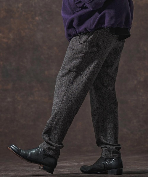 Jih Nunc(ジーヌンク)の「mp13999-ウール混ツイードカーゴパンツ(JIH-R1130)(カーゴパンツ・メンズ・ネイビー/ベージュ/ホワイト・L/M/S)」の22枚目の写真