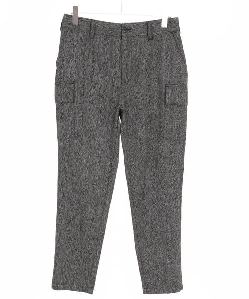 mp13999-ウール混ツイードカーゴパンツ(JIH-R1130)（カーゴパンツ