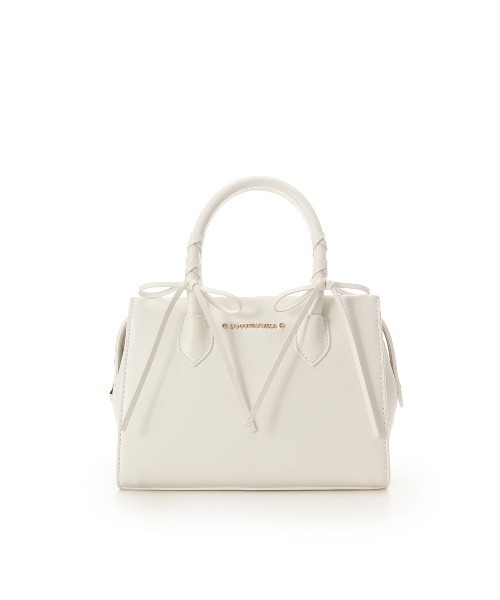 SAMANTHAVEGA（サマンサベガ）の「バレエコアレースアップハンドバッグ（ハンドバッグ・レディース・ホワイト/ブラック/ピンク・FREE）」の6枚目の写真