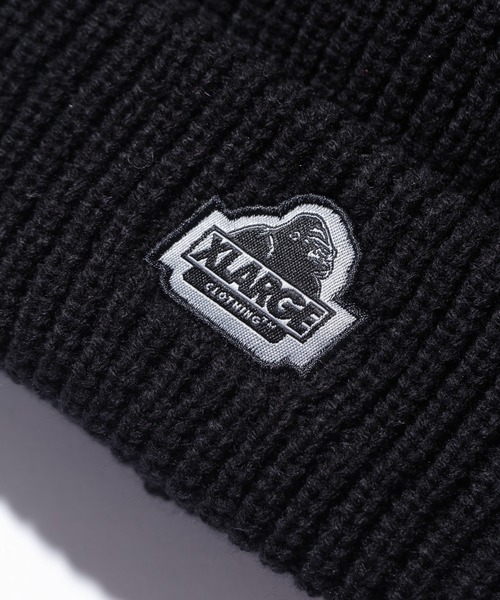 XLARGE(エクストララージ)の「SLANTED OG CUFF BEANIE(ニットキャップ/ビーニー・メンズ・パープル/ネイビー/ブラック/オリーブ・ONE SIZE)」の7枚目の写真