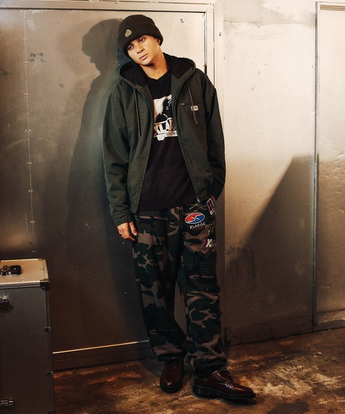 XLARGE（エクストララージ）の「SLANTED OG CUFF BEANIE（ニットキャップ/ビーニー・メンズ・パープル/ネイビー/ブラック/オリーブ・ONE SIZE）」の9枚目の写真