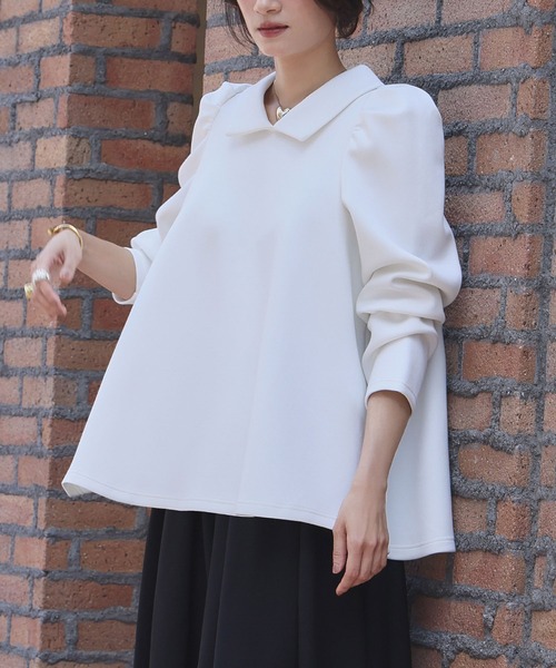 セール】【2025AW】ダンボール 襟付き パワーショルダー Aライン