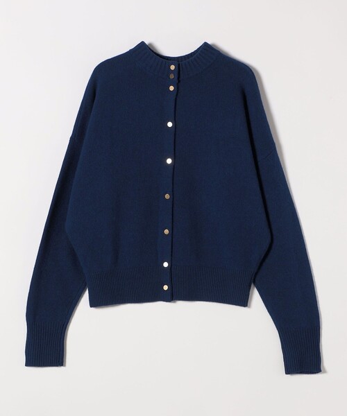 quaranciel(カランシエル)の「quaranciel: AQUA カシミヤ ミックス 2way ハイネック カーディガン(カーディガン/ボレロ・レディース・ブラック/ベージュ/ブルー/ライトグレー/キャメル・ONE SIZE)」の19枚目の写真