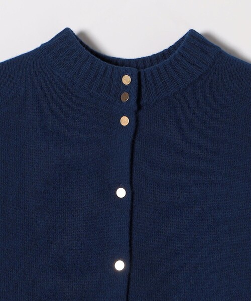 quaranciel(カランシエル)の「quaranciel: AQUA カシミヤ ミックス 2way ハイネック カーディガン(カーディガン/ボレロ・レディース・ブラック/ベージュ/ブルー/ライトグレー/キャメル・ONE SIZE)」の21枚目の写真