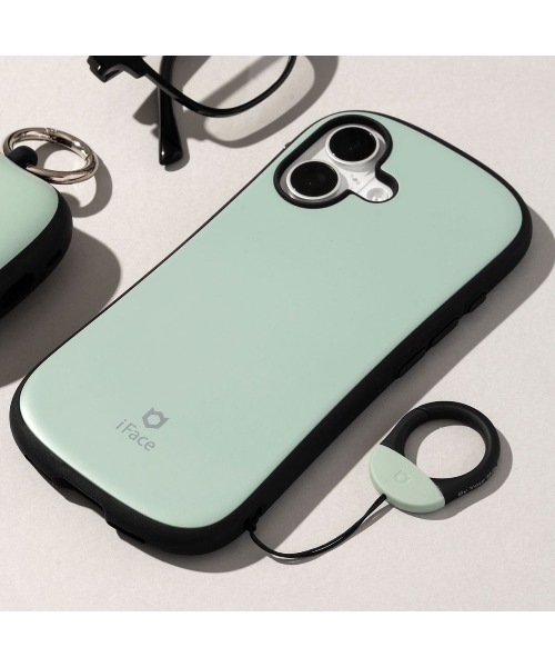 iFace(アイフェイス)の「iFace First Class カラビナリング ストラップ(キーホルダー・レディース・スモークピンク/ブラック/セージグリーン/グレイッシュブルー/ベージュ/ホワイト・FREE)」の18枚目の写真