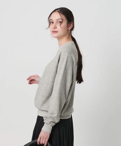 BEAUTY&YOUTH UNITED ARROWS（ビューティーアンドユースユナイテッドアローズ）の「コットン ラグランスリーブ スウェットプルオーバー（スウェット・レディース・ダークブラウン/ライトグレー/イエロー/レッド・FREE）」の14枚目の写真