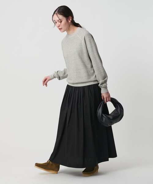 BEAUTY&YOUTH UNITED ARROWS（ビューティーアンドユースユナイテッドアローズ）の「コットン ラグランスリーブ スウェットプルオーバー（スウェット・レディース・ダークブラウン/ライトグレー/イエロー/レッド・FREE）」の16枚目の写真