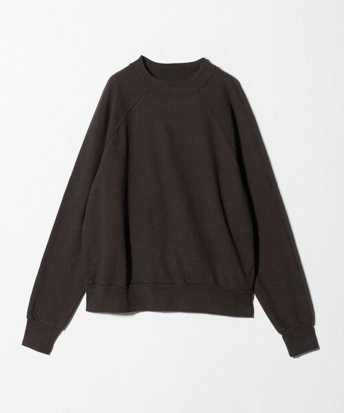 セール】コットン ラグランスリーブ スウェットプルオーバー