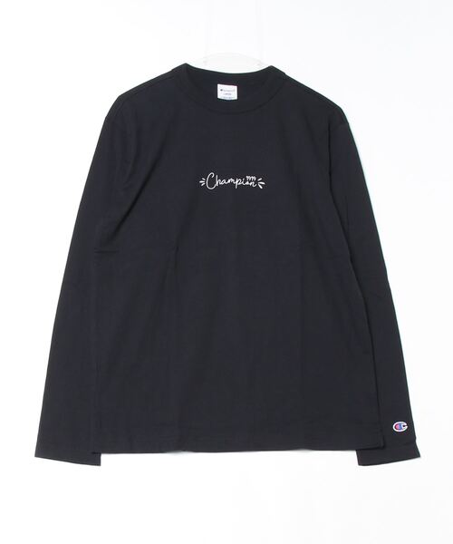 Champion(チャンピオン)の「チャンピオン LONG SLEEVE T-SHIRT_(Tシャツ/カットソー・メンズ・ブラック/ホワイト・L/M/LL)」の1枚目の写真