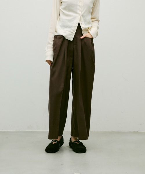 パンツ nagonstans tuck pocket pants TUCK SIDE POCKET PANTS – GOAT ESSENCE