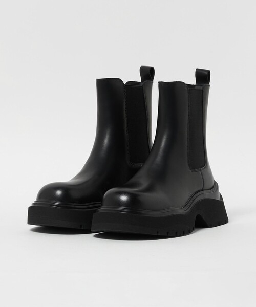 24時間以内発送 新品未使用　MOHI サイドゴアブーツ ブーツ　ブラック セール】＜MOHI＞サイドゴア ブーツ＜ Select by EMMEL REFINES