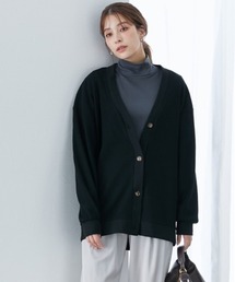 slattgir | 高身長　ワッフル素材ロング丈カットソーカーディガン（UVカット）（トールサイズ）(カーディガン/ボレロ)