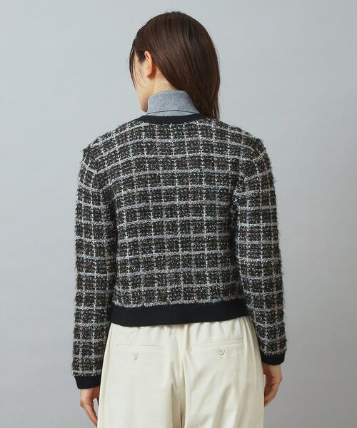 DRESSTERIOR（ドレステリア）の「【otonaMUSE 11月号掲載】ツイードニットカーディガン（カーディガン/ボレロ・レディース・ベージュ系1/ブラック系1・36/34/38）」の9枚目の写真