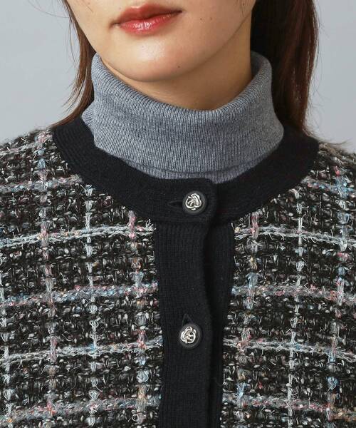 DRESSTERIOR（ドレステリア）の「【otonaMUSE 11月号掲載】ツイードニットカーディガン（カーディガン/ボレロ・レディース・ベージュ系1/ブラック系1・36/34/38）」の10枚目の写真