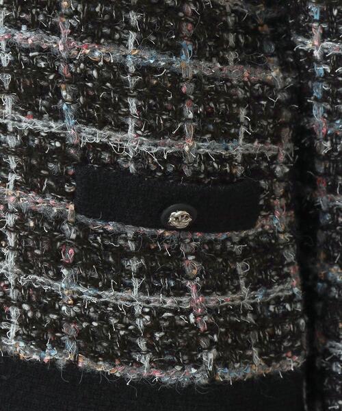 DRESSTERIOR（ドレステリア）の「【otonaMUSE 11月号掲載】ツイードニットカーディガン（カーディガン/ボレロ・レディース・ベージュ系1/ブラック系1・36/34/38）」の12枚目の写真