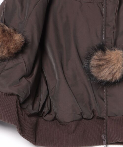 almo(アルモ)の「【LAMPOON】中綿ショートフードブルゾン(ブルゾン・レディース・モカ・SMALL/MEDIUM/LARGE)」の12枚目の写真