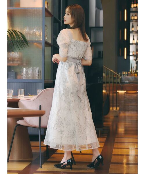 dazzlin 2WAYスリーブバリエーションレースドレス 結婚式 ドレス 2WAYスリーブバリエーションレースドレス[品番：MKSW0059423