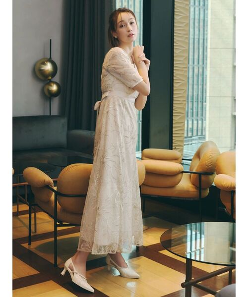 dazzlin（ダズリン）の「【藤井サチコラボ】ラメ刺繍チュール