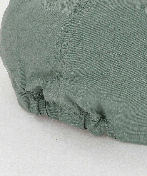 KIJIMA TAKAYUKI（キジマ　タカユキ）の「＜KIJIMA TAKAYUKI＞CELLULOSE COTTON ELASTIC BACK 6PANEL CAP/6パネル キャップ（キャップ・メンズ・オリーブ/ブラック・3/2）」の6枚目の写真