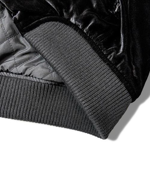 VANSON（ヴァンソン）の「VANSON/RITZ-SKELTON BONES-Velours JK（その他アウター・メンズ・ホワイト/ブラック・XL/M/L）」の7枚目の写真