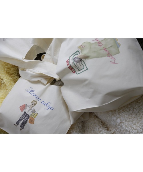 Katrin TOKYO(カトリーントーキョー)の「big marche tote bag(トートバッグ・レディース・ブルー系その他/グリーン系その他・FREE)」の20枚目の写真